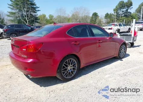 2007 Lexus Is 350 z USA, uszkodzony, nr VIN JTHBE262X75012716